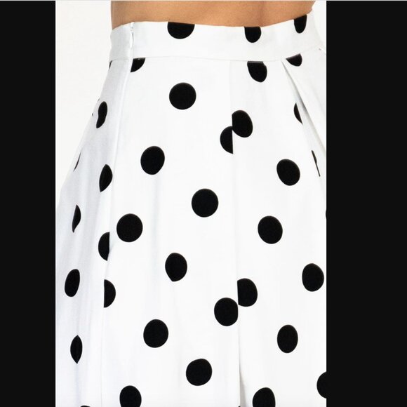 Eva Franco Polka Dot Midi Skirt Small NWT - Picture 4 of 10